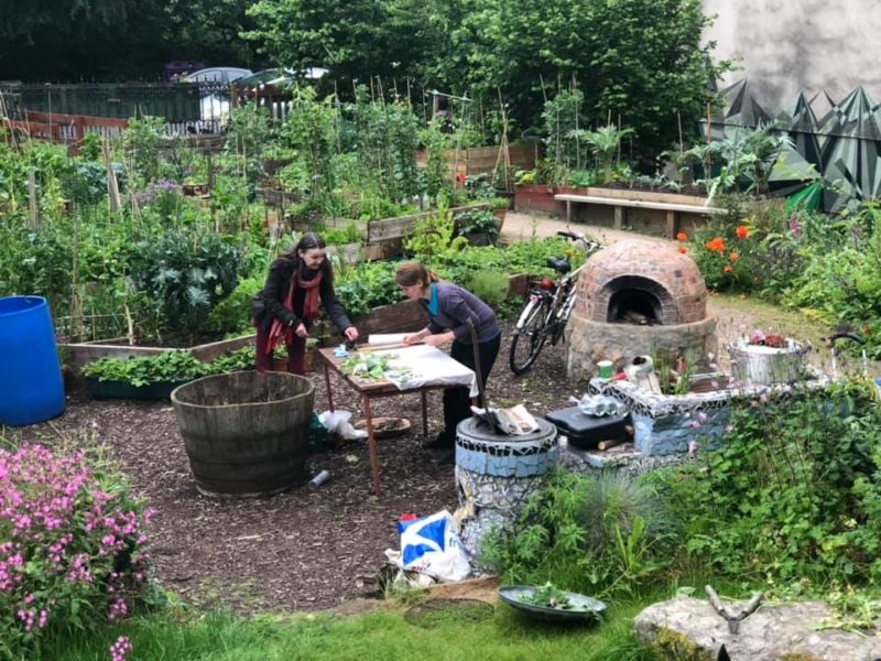 Printing in Woodlands Exhibition THE FRIENDS OF THE GLASGOW BOTANIC GARDENS